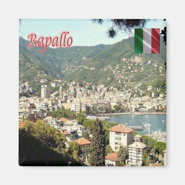 LGR113 RAPALLO, Ligurien, Italien, Kühlschrank Magnet (Vorne)