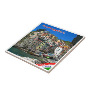 LGR134 RIOMAGGIORE, Cinque Terre, Italien, Fliese
