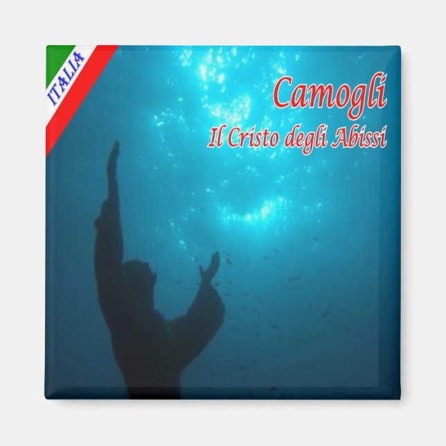 LGR141 CAMOGLI, Der Christ des Abgrunds, Kühlschra Magnet (Vorne)