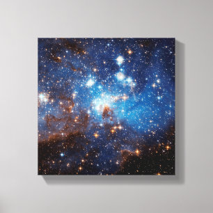 LH 95 Sternentstehungsregion - Hubble-Weltraumfoto Leinwanddruck