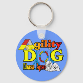 Lhasa Apso Agility Geschenke Schlüsselanhänger