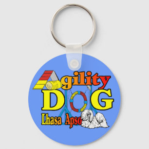Lhasa Apso Agility Geschenke Schlüsselanhänger
