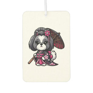 Lhasa Apso Dog Kimono Autolufterfrischer