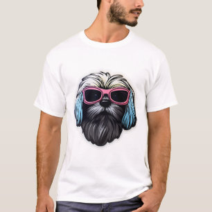 Lhasa Apso en Lunettes de soleil Cool T-shirt clas