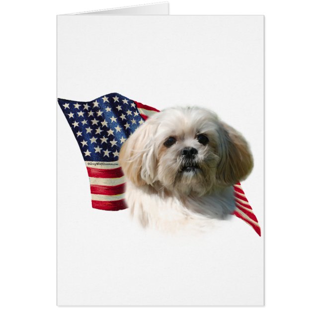 Lhasa Apso Flag (Vorne)