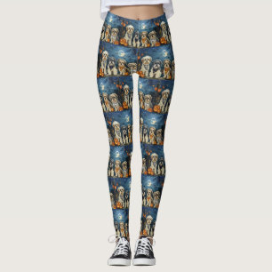 Lhasa Apso Halloween Gruselig Leggings