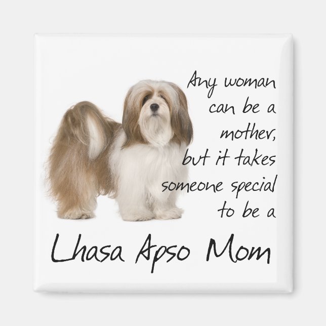 Lhasa Apso Mom Magnet (Devant)