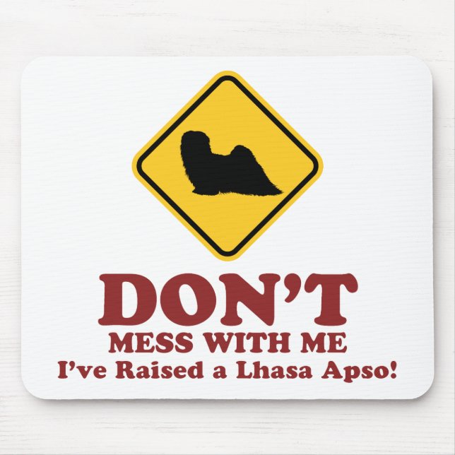 Lhasa Apso Mousepad (Vorne)