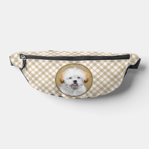 Lhasa Apso Puppy Malerei Niedliche Original Hunde Bauchtasche