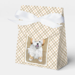 Lhasa Apso Puppy Painting - Niedliche Original Dog Geschenkschachtel