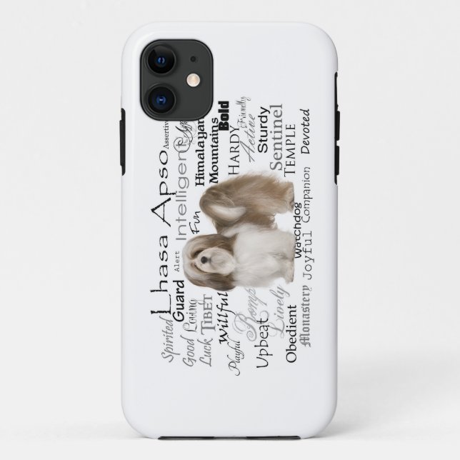 Lhasa Apso Smartphone Case (Rückseite)