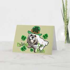 Lhasa Apso St. Patrick's Day Karte