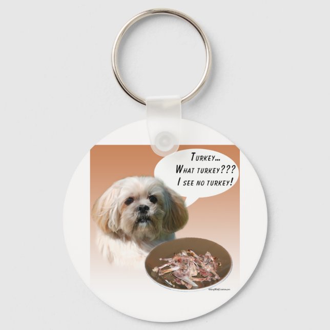 Lhasa Apso Türkei Schlüsselanhänger (Vorderseite)