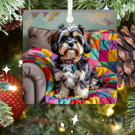 Lhaso Apso Personalisiert Weihnachten Ornament Aus Metall