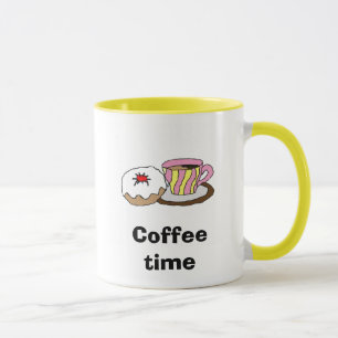 L'heure du café - Donut et tasse de café