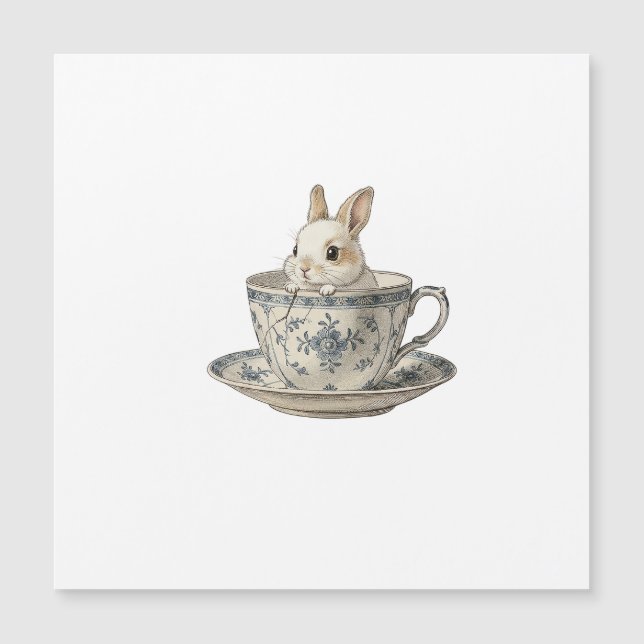 L'heure du thé magnetkarte (Vorderseite)