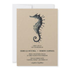 L'hippocampe bleu | FAIRE-PART DE MARIAGE