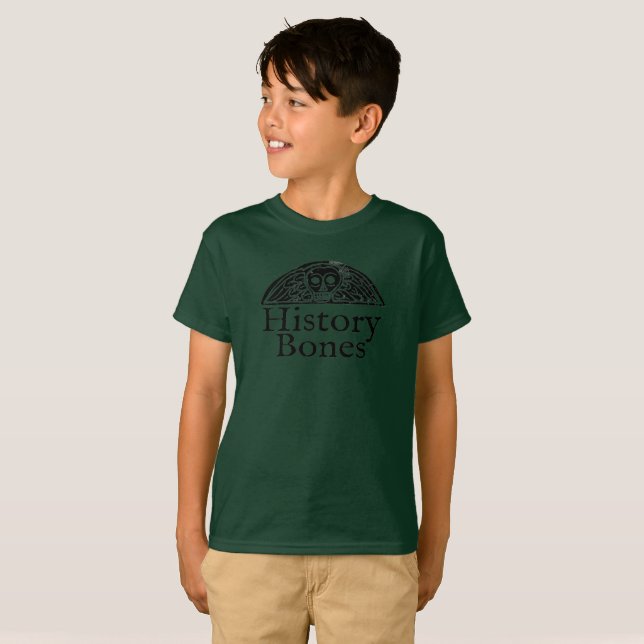 L'histoire désosse le T-shirt de l'enfant (Devant entier)