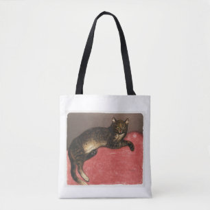 L'Hiver - Chat sur un Coussin (1909) Tasche