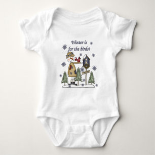 L'hiver est pour les T-shirts et cadeaux aux oisea