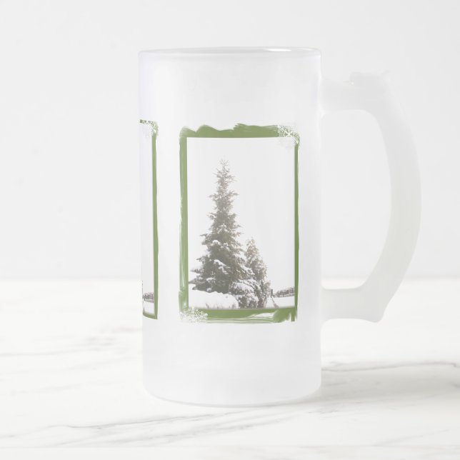 L'hiver Evergreens Frosty Mug (Droit)