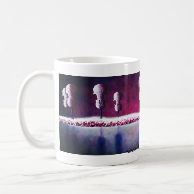 L'hiver ficelle la tasse de café (Gauche)