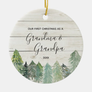 L'hiver Russe Grand-mère Grand-père Noël Ornement