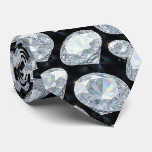 L'Homme de Luxe Cravate noire formelle avec diam