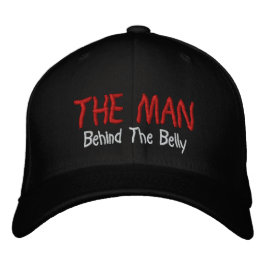 L'homme derrière le Casquette brodé du ventre