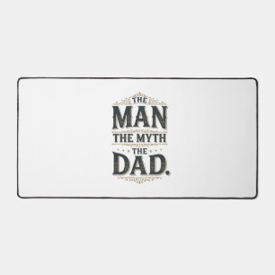 L'homme le mythe le papa vintage typographie t-shi