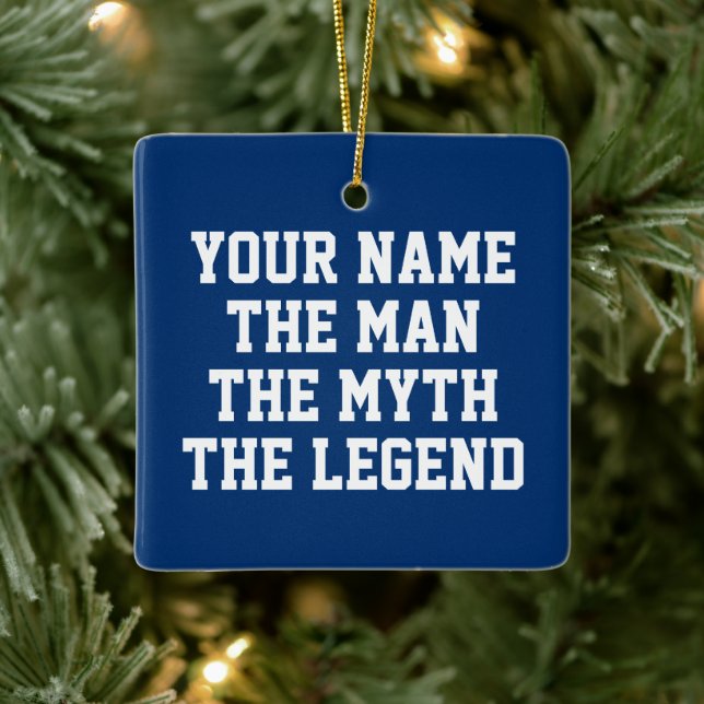L'homme mythe légende ornement de Noël pour les ho (Arbre)