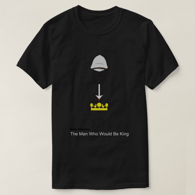 L'homme qui serait le roi T-shirt classique (Design devant)