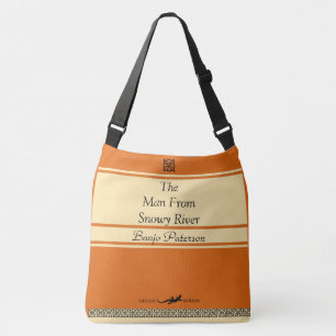 L'homme sac de couverture de livre de rivière de