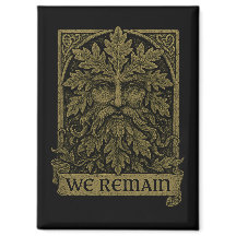 L'Homme Vert Nous Restons Pagan Wiccan Aimant Cuis