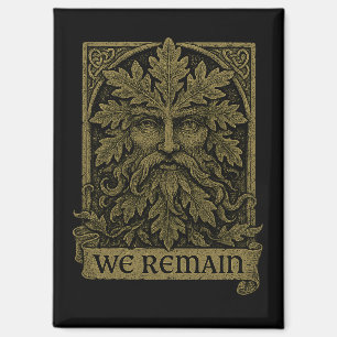 L'Homme Vert Nous Restons Pagan Wiccan Aimant Cuis