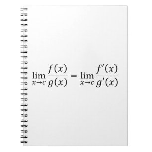L'Hopitales Regel - Mathematik und Analysis Basics Notizblock