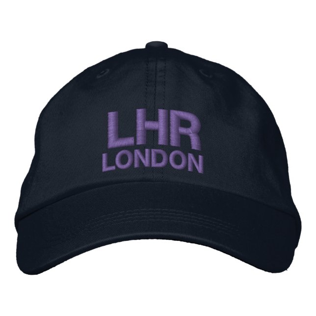 LHR London Heathrow Casquette brodé (Devant)