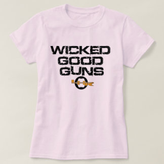 LHR ZUR SCHAU TRAGENDE ARM-DAMEN-T-SHIRT-BÖSE GUTE T-Shirt