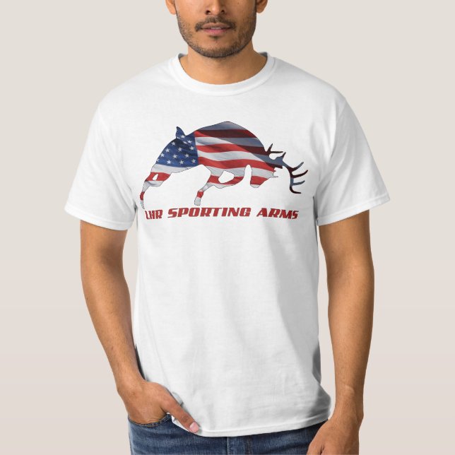 LHR ZUR SCHAU TRAGENDER T-Shirt (Vorderseite)