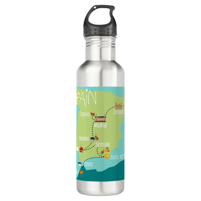 LHS dans la bouteille d'eau de l'Espagne 2 (Devant)