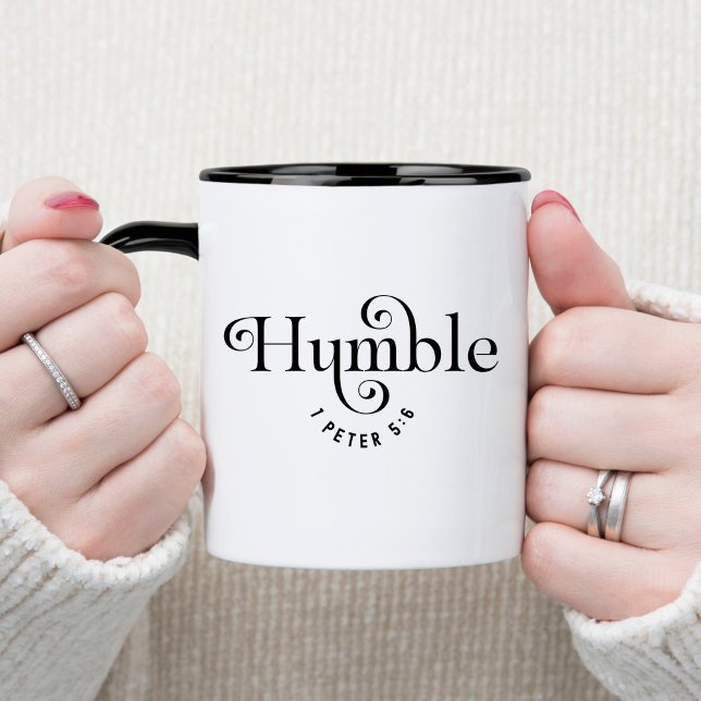 L'humble Verse Bible Christian Coffee Mug (Créateur téléchargé)