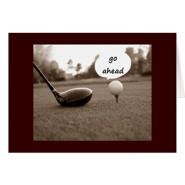 L'HUMOUR DE GOLFER SUR LE TOURNOI "50" (Devant horizontal)