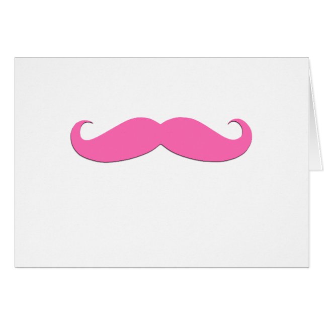 L'humour rose de moustache créent vos propres (Devant horizontal)