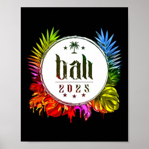Li 2025 Farbige Urlaubs-Team  Poster