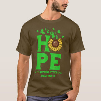 Li Fraumeni Syndrom Green Hope Vintag Sonnenblume T-Shirt
