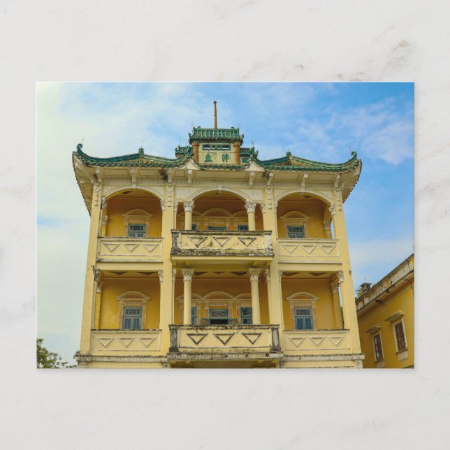 Li Garden-Serie: Säulen der Zeit Postkarte (Vorderseite)