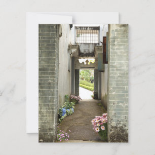 Li Garden Series - Der Blumenweg Postkarte