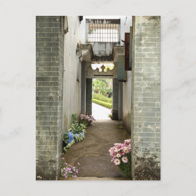 Li Garden Series - Der Blumenweg Postkarte (Vorderseite)