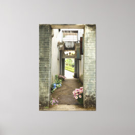 Li Garden Series: Floral Corridor  Leinwanddruck
