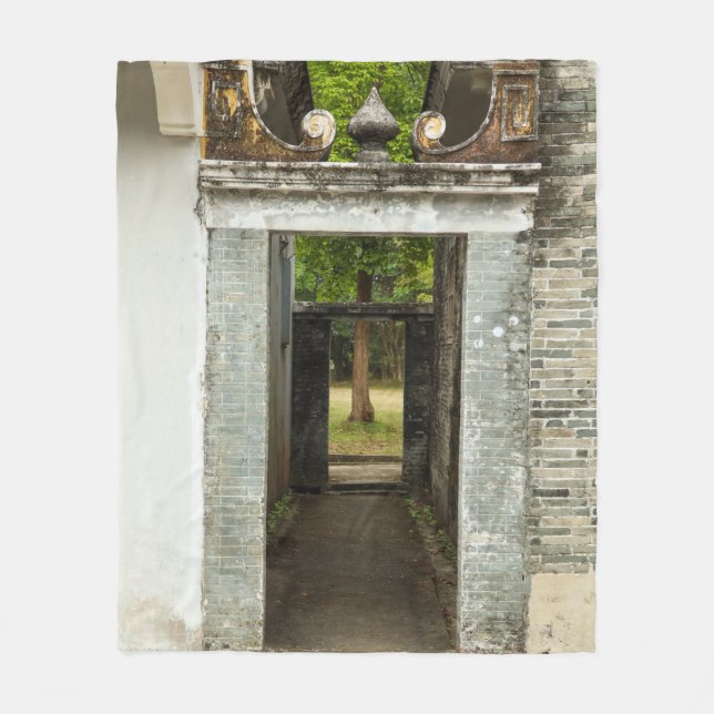 Li Garden Series: Serene Corridor Fleecedecke (Vorderseite)